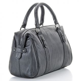 Danielle Nicole Bedford Satchel with Zipper Trim