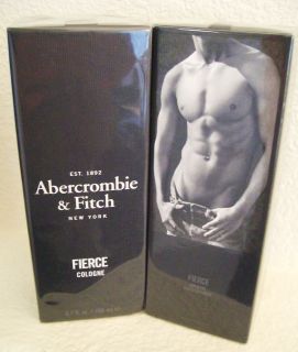 ABERCROMBIE & FITCH FIERCE Cologne 6.7 oz *NEW, AUTHENTIC SEALED Hard