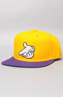 Crooks and Castles The Airguns Snapback Cap in Gold