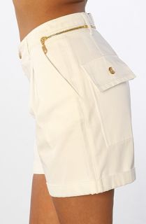 Mademoiselle Coco MCQ White Shorts Concrete