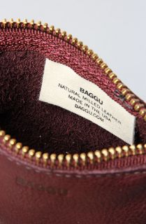 baggu the small leather pouch in nutmeg sale $ 14 95 $ 20 00 25 % off