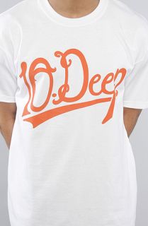 10 Deep The Delta House Tee in White Concrete