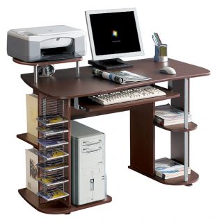 Ergonomic Home Office Computer Desk Chocolate