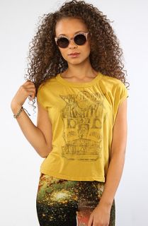 Chaser The Grateful Dead Frankenstein Boxy Muscle Tank in Gold