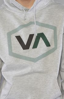 RVCA The Oiler Pullover Hoody in Athletic Heather