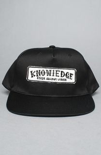 Know1edge The Smith Snapback Cap in Black