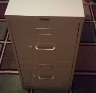 Anderson Hickey Metal 2 Drawer Filing Cabinet
