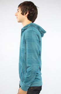 Matix The Builders Plaid Hoody in Heather Blue