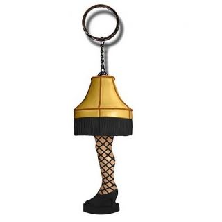 Christmas Story Leg Lamp Keychain Xmas Movie Talking Key Chain New