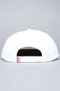 Mishka The Based Snapback Hat in White Orange