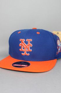 123SNAPBACKS New York Mets Snapback HatAE LogoBluOrg