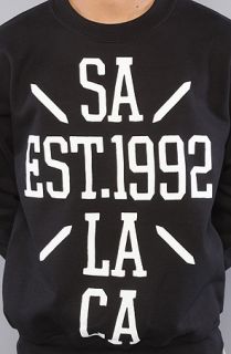 Soul Assassins The SA Printed Crewneck in Black