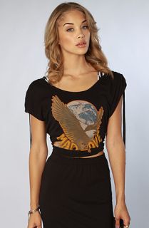 Mad Love The Eagle Earth Tank in Vintage Black