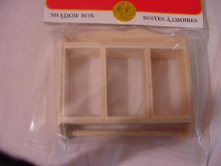 60 Count Dollhouse Shadow Box Miniature Shelf Wholesale