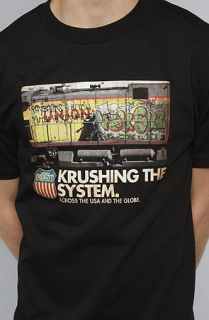 Dissizit The Train Crusher Tee in Black