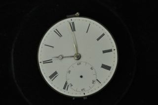 Vintage 44mm London Robinson Fusee Movement Diamond Endstone Running