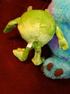 Monsters Inc Mike Sully Plush Disney Pixar Stuffed Animal Toy Finger