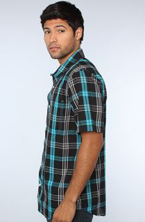 LRG The Degeneration SS Buttondown Shirt in Black