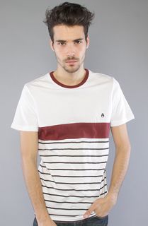 Nixon The Retro Tee in Bordeaux Concrete