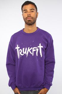 TRUKFIT The Galaxy Crewneck in Purple