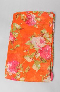 Accessories Boutique The Cottage Flowers Scarf in Orange  Karmaloop