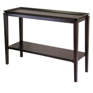 Finley Dark Espresso Wood Contemporary Console Table
