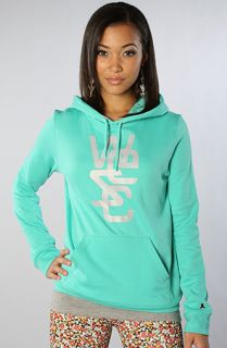 WeSC The Overlay Sweatshirt in Aqua Green