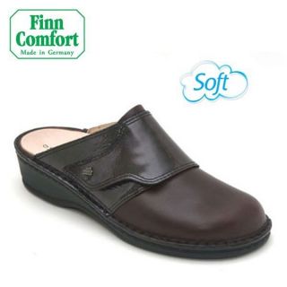 Finn Comfort Ausse Soft Clog Kaffee Slide Comfort Size 37 US 6 6 5 New