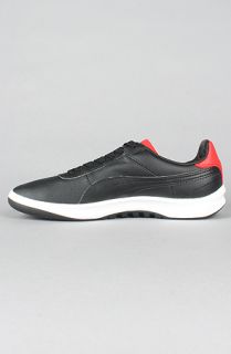 Puma The G Vilas L2 Sneaker in Black and Ribbon Red