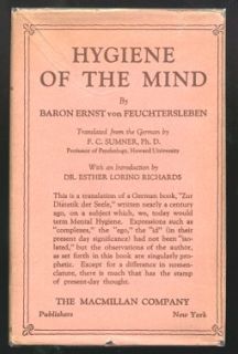 FEUCHTERSLEBEN, Ernst Von. Hygiene of the Mind. Translated from