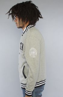 DGK The Scholar Snap Up Sweatshirt in Ash Heather