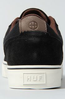 HUF The Choice Sneaker in Black Brown