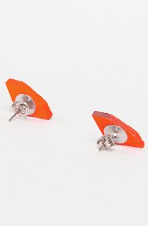 GoodWood The Diamond Stud Earrings in Orange