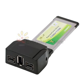 Syba SY EXP30015 3 Port (2x Firewire 400+1x Firewire 800) ExpressCard