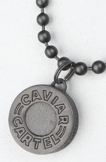 Caviar Cartel The Caviar Tin Necklace in Black