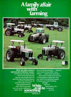 1976 Ad White Farm Equipment Oak Brook Illinois Motor Tractor Vehicle