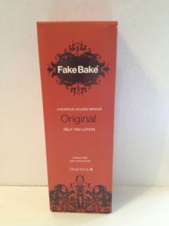 Fake Bake Original Sunless Self Tan Tanning Lotion 6oz SEALED in Box
