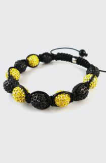 ILLxILL Black Yellow Shamballa Crystal Bracelet