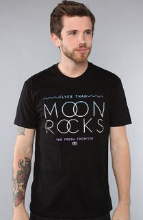 Sky Culture Moon Rocks Black Crew Neck