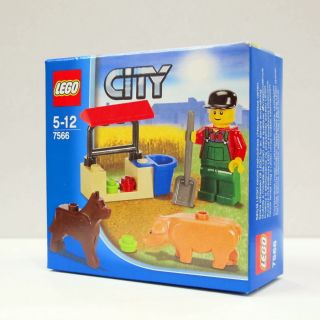 Lego 7566 City The Farmer Mini Set Minifigures