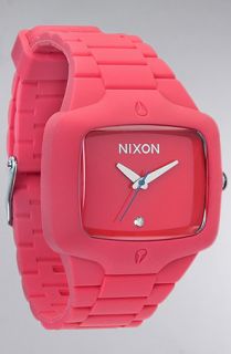 Nixon The Rubber Player Watch in Coral