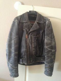 First Gear Chief II Leather Motorcycle Jacket