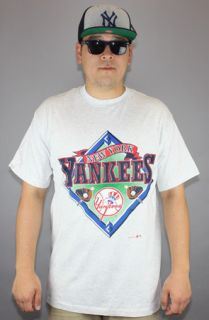 Vintage Deadstock New York Yankees Diamond TeeWhite