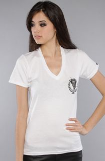 Crooks and Castles The Crks Medusa Tee in White