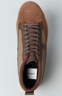 HUF The Clarence Sneaker in Military Brown