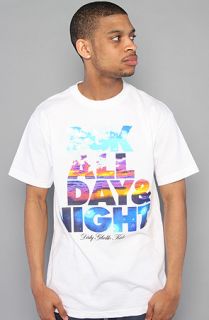 DGK The Day Night Tee in White Concrete