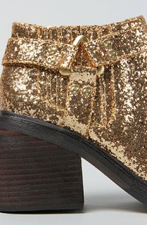 Senso Diffusion The Skye Boot in Gold Glitter