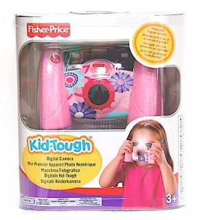 Fisher Price Kid Tough Girls Pink Digital Camera New 0027084614886
