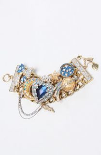 Betsey Johnson The Heavens To Betsey Heart Charm Bracelet  Karmaloop