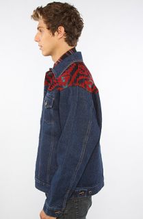  the denim jacket with jacquard yoke in blue sale $ 83 95 $ 144 00 42